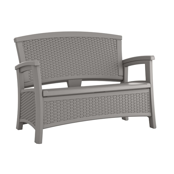 Elements Dove Gray Loveseat with Storage